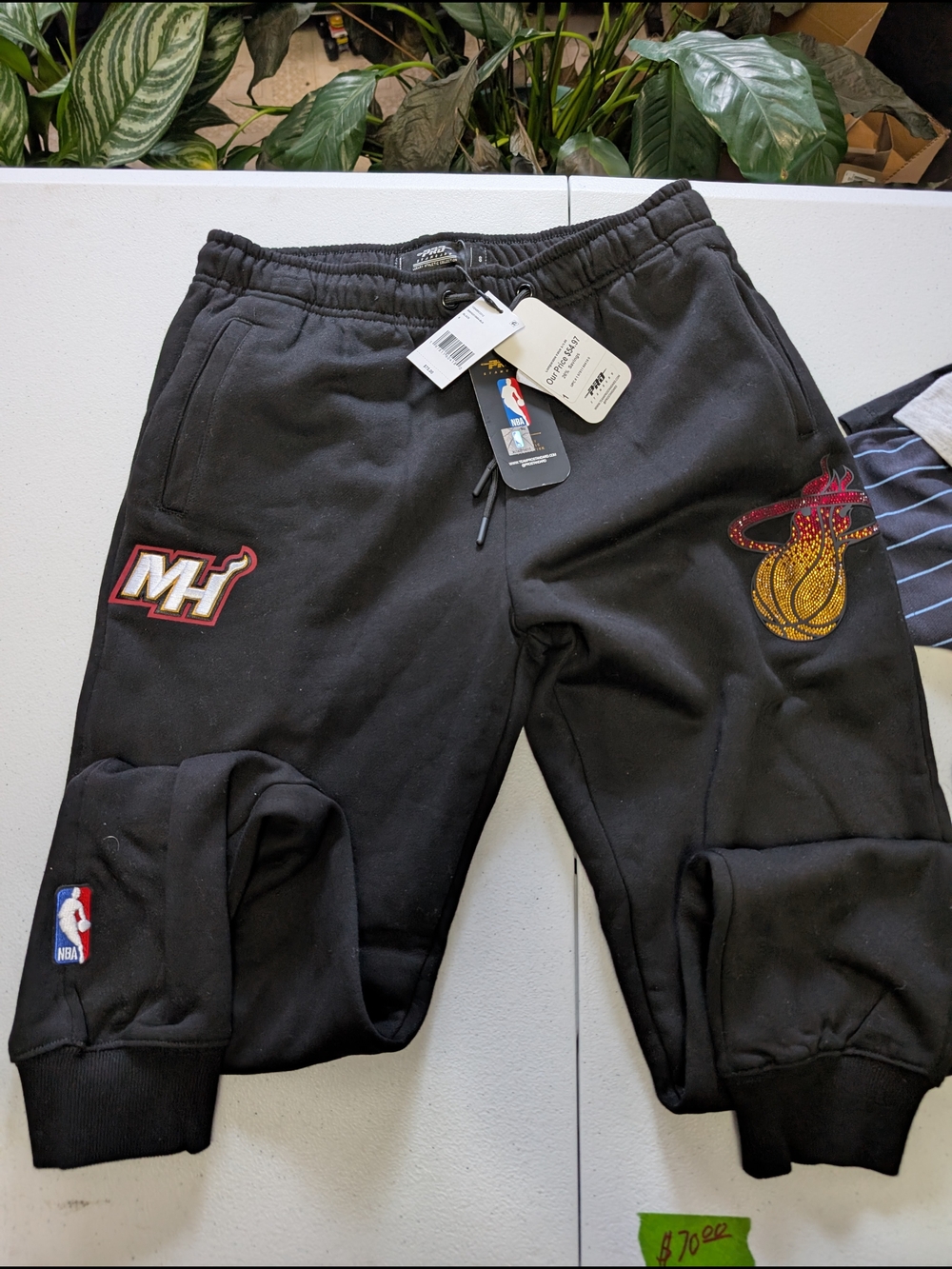 Miami Heat Black NBA Women's Track Joggers